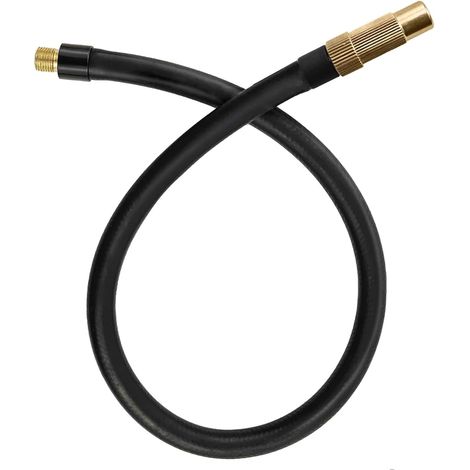 40cm Tuyau de Rallonge Pompe à air Portable avec Adaptateur de valve Schrader & Presta - Tuyau d'extension 2 en 1 compatible avec Xiaomi Mi Pump, Universel pour Pneus de Voiture, de Vélo et de Moto (1/5)