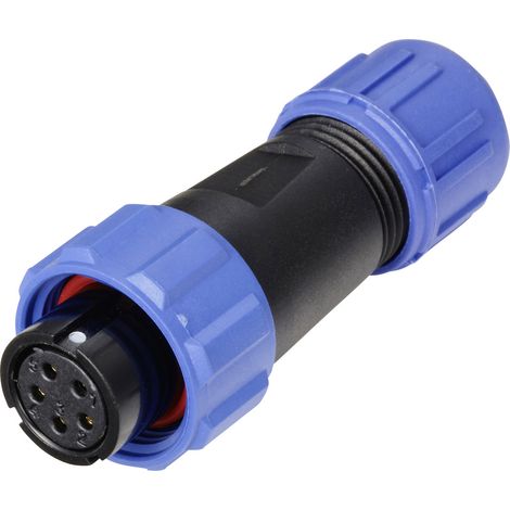 Weipu SP13 Runde weibliche Steckverbinder 5 Pole IP68 Standard (1/4)