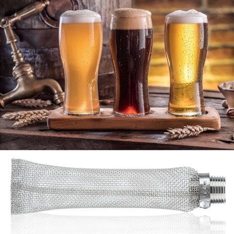 1/2 Zoll NPT Edelstahl-Bierfiltersieb für Heimbrau-Bierkessel und Maischebottich (6 Zoll) (1/5)
