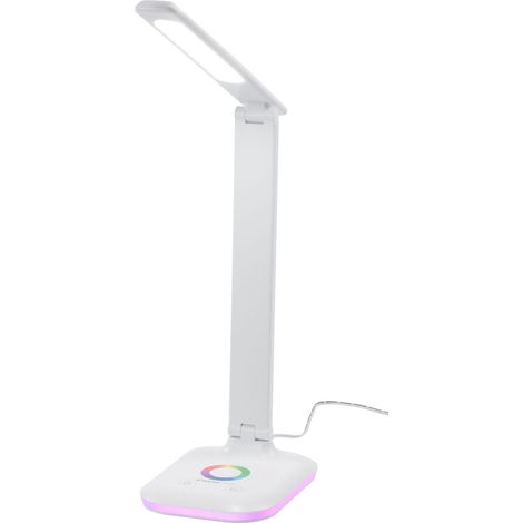 Lampe Strend Pro, Tischleuchte, Touch-Bedienung, Dimmung, RGB, beleuchteter Sockel, 4 W, weiß (1/5)