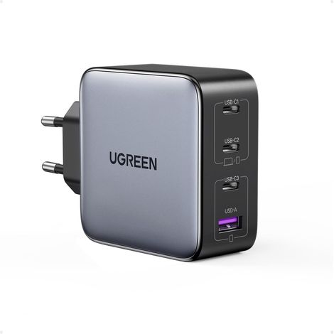 Chargeur USB C Rapide 4 Ports GaN Tech Prise USB C Compatible avec 17 Pro Max Air 16 15 14 13 PPS 60W S26 S25 S24 Pixel 10 MacBook Neo Air Pro M5 M4 M3 M2 M1 (1/5)