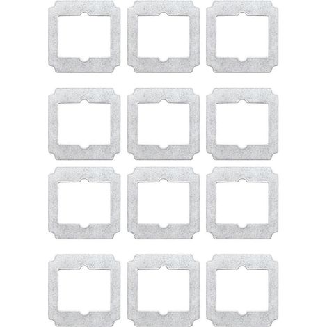 Lot de 12 lingettes de nettoyage pour robot nettoyeur de vitres ECOVACS WINBOT Mini, chiffon de nettoyage pour robot ECOVACS WINBOT W-CC02-0012 (1/5)