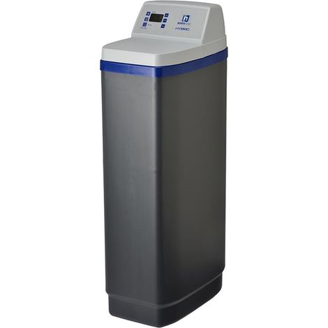 Adoucisseurs résidentiels HYBRID+ - Adoucisseur monobloc - 17 litres de résine + filtration intégrée - Hauteur : 105,5 cm - Profondeur : 48 cm - Largeur : 30 cm