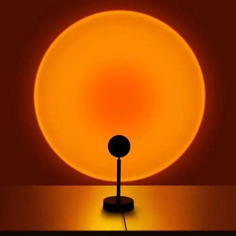 Lampe de Projection - TRAHOO - Sunset Lamp - 180° Rotation - 16 Couleurs - Éclairage Intérieur (1/4)
