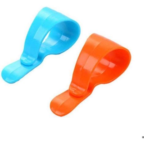 Set mit 2 multifunktionalen, tragbaren Autobrillenclips, automatischem Namensschildhalter, Sonnenbrillenhalter, Notizhalter (1/5)