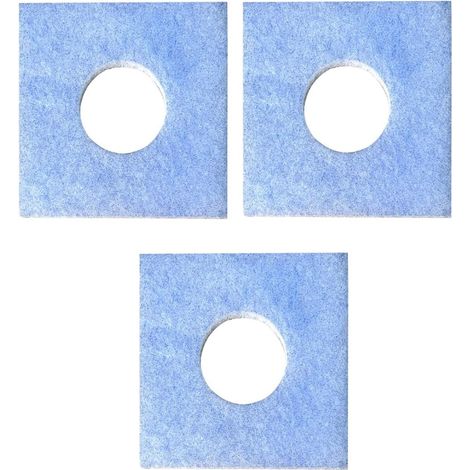 Lot de 3 filtres pour appareils de ventilation Limodor Limot LF/ELF, filtre de rechange pour ventilateur de salle de bain 222 x 226 x 18 mm, diamètre 95 mm, classe de filtre G4, système de ventilation (1/4)