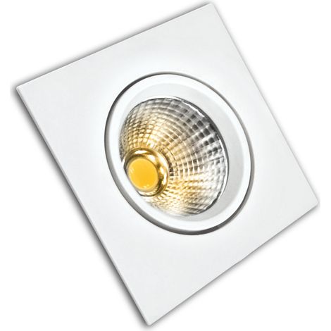 5 W kaltweißer quadratischer Matel-LED-Kippring (1/2)