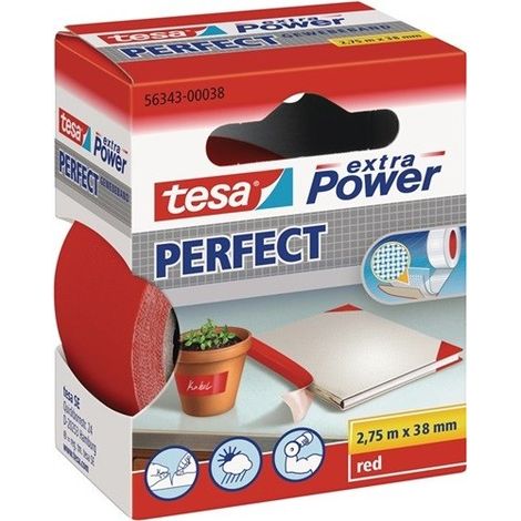 TESA 56343-00038 cinta adhesiva 2,75 m Rojo 1 pieza(s)