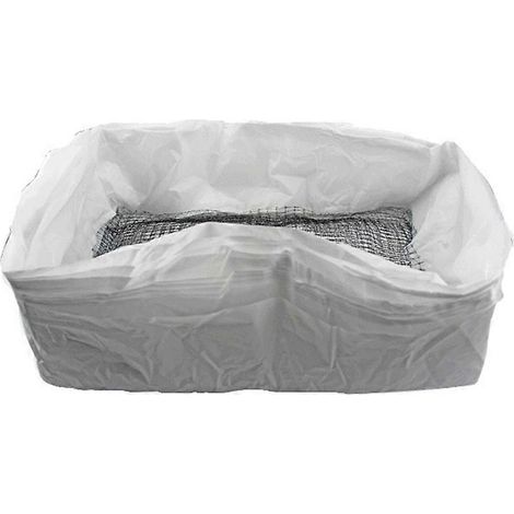 10 pièces Reusable chat Feces Filter Hands Free animal chat Excrement Liners Elastic Sand sac Filter Hygienic Litter (1/5)