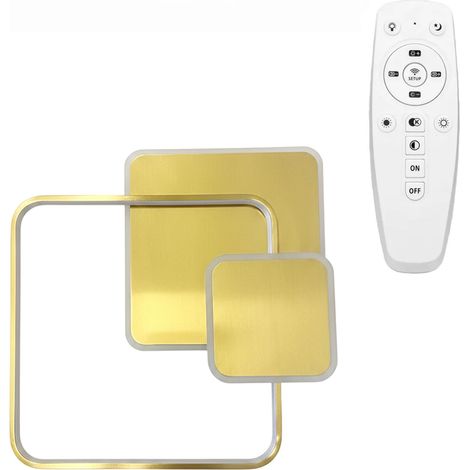 LÁMPARA DE TECHO TOOLIGHT APP1714-C BRUSH GOLD LED +REMOTE CONTROL
