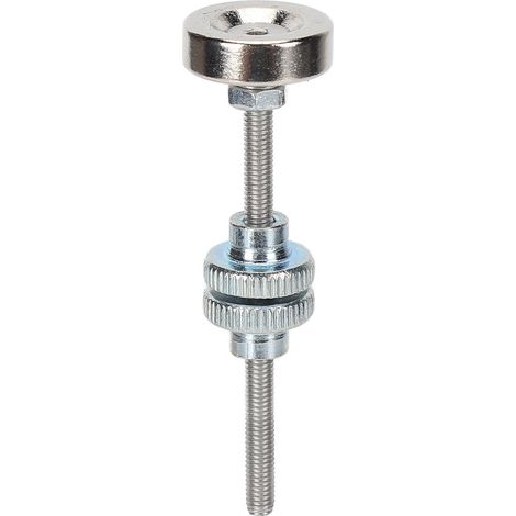 Colonne magnétique de 5 cm, base magnétique puissante réglable, poteau fixe en acier allié, pièces pour plateforme de soudage