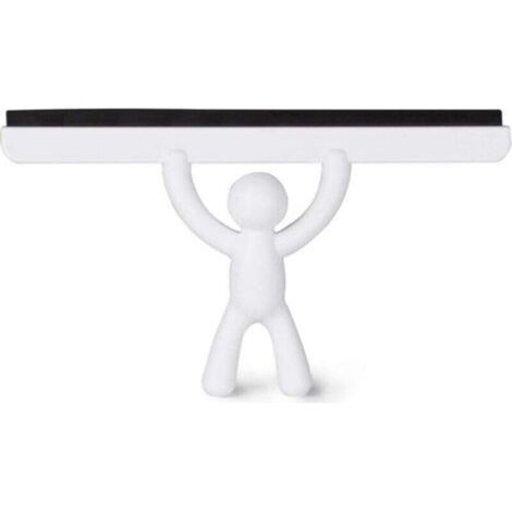 UMBRA Buddy Squeegee. Raclette de douche Buddy, coloris blanc, dimension 26.7x15.9x5.1cm (1/4)