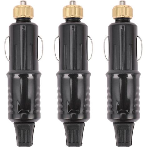 3X 12 / 24V Remplacement Voiture Allume-Cigare Prise Prise Adaptateur Chargeur + Jeu de Fusibles
