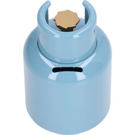 Tirelire Décorative En Forme de Réservoir d'Essence - Artisanat Plastique pour Enfants, Idée Cadeau Bureau Bleu (1/5)