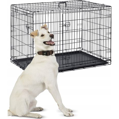 Jaula para perros, transportín para mascotas. Jaula para perros S - 60x43x50 cm