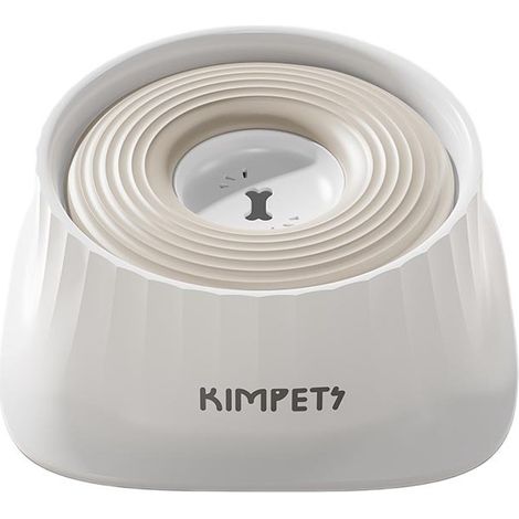 Gamelle flottante anti-éclaboussures pour animaux de compagnie - Grande capacité pour les voyages et la maison, amovible et facile à nettoyer, base antidérapante, en polypropylène blanc de qualité ali (1/5)