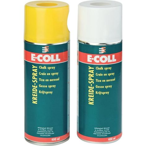 Craie en spray 400ml blanc E-COLL (Par 6) (1/5)