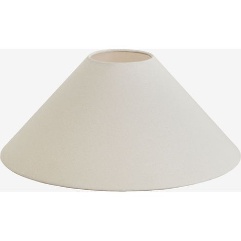 Abat-jour pour lampe Ø35 cm en lin Graciela SKLUM Blanc mat (1/5)