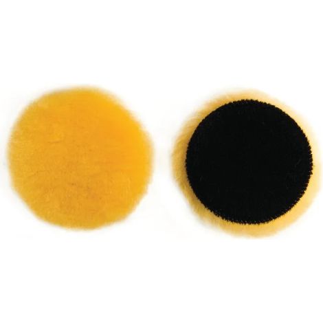 MIRKA TAMPONE IN LANA D'AGNELLO GIALLO PRO GRIP 80 MM PEZZI 1
