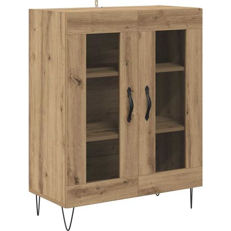 Maison Exclusive - Credenza Rovere artigianale 69,5 x 34 x 90 cm Legno multistrato
