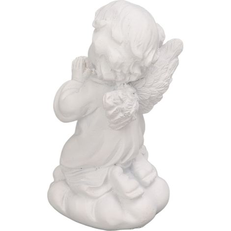 Cette adorable statue d'ange agenouillé, d'un réalisme saisissant, est fabriquée en résine durable et présente des détails exquis. Elle convient parfaitement aux chambres, aux bureaux et aux bibliothè (1/5)