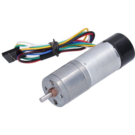Motoréducteur à courant continu avec encodeur mesure de vitesse Signal retour voiture intelligente dédié JGA25-371DC24V 130 tr/min (1/5)