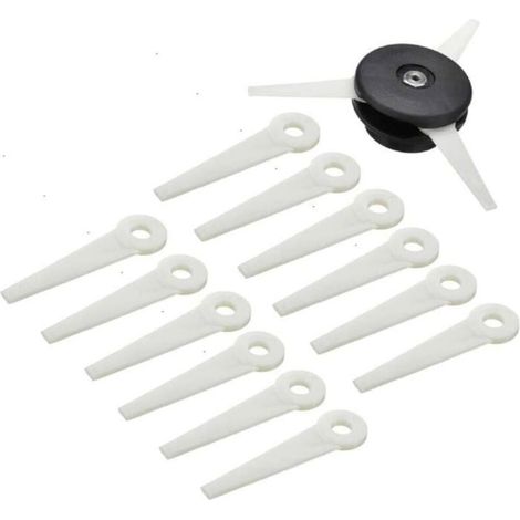 Tête de débroussailleuse + 12 lames de coupe pour STIHL POLYCUT 6-3 FS38 FS40 FS45 (1/4)