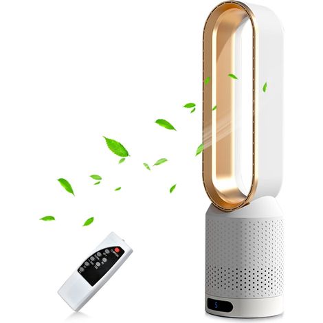 Ventilatore a torre, ventilatore a torre silenzioso, ventilatore a torre da scrivania da 58 cm, 10 velocità, oscillazione di 90° con telecomando, timer da 2 ore, ventilatore a torre per soggiorno e ca (1/5)