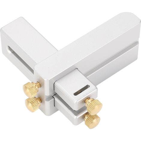 Coupe-ceinture ergonomique en alliage d'aluminium, cuir et sangle artisanale. (1/5)