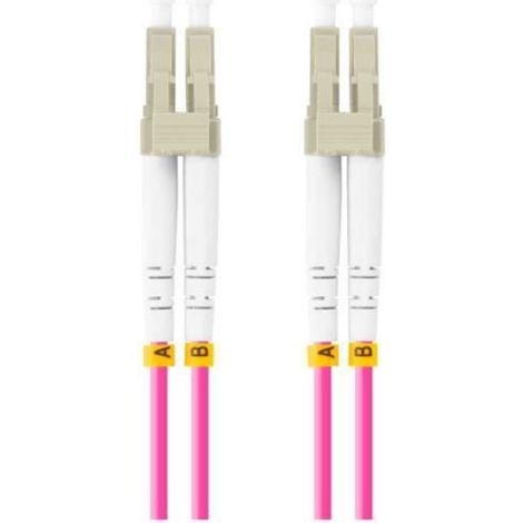Câble Fibre Optique - OM4 - LC/UPC Double Extrémité - 1 M - Data Center (1/4)