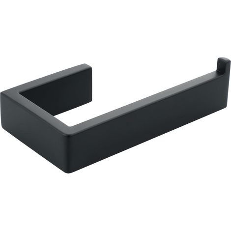 Porte Rouleau Papier Toilette, Longueur 15 CM, Derouleur Papier Toilette Murale pour Salle de Bain/Cuisine, Support Papier Toilette Mural en Acier Inoxydable SUS 304, Durable et Pratique, Noir (1/5)