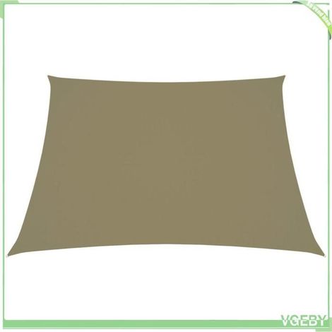 Voile de parasol - FAFEICY - 135186 - Trapèze 2/4x3 m - Tissu Oxford PU - Anti-UV - Imperméable (1/5)