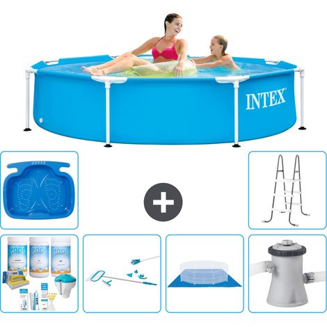 Intex Piscine Tubulaire Ronde - 244x51 cm - 7-pièces  S20992 (1/5)