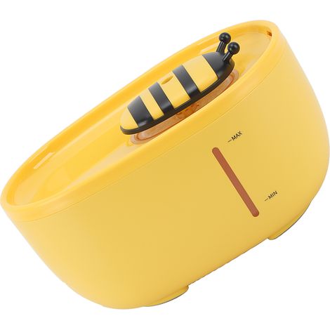 Leiser, automatischer Zirkulations- und Filterbrunnen für Haustiere, niedlicher Wasserspender für Katzen und Hunde, 2 Liter, Bienenmotiv (1/5)