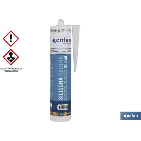 Silicona Neutra 300ml Translucido (1/2)