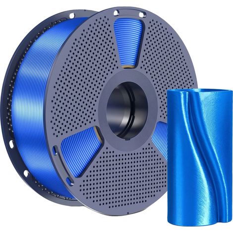 Filamento per stampa 3D, diametro 1,75 mm, materiale ecologico, 1 kg, blu (1/2)