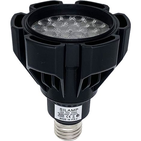 Lampadina LED PAR30 E27 35W Lampada Faretto Nero L5-PAR30-35WLuce Fredda 6400k (1/4)