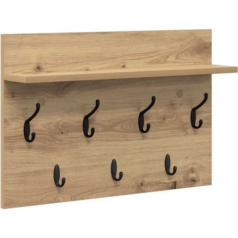 Maison Exclusive - Wandmontierter nachttisch Artisan-Eiche 60 x 4