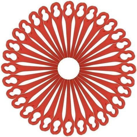 Lot de 100 lames de rechange en plastique pour Ferrex-Aldi FAR 201 97699 2002706 FE220 491
