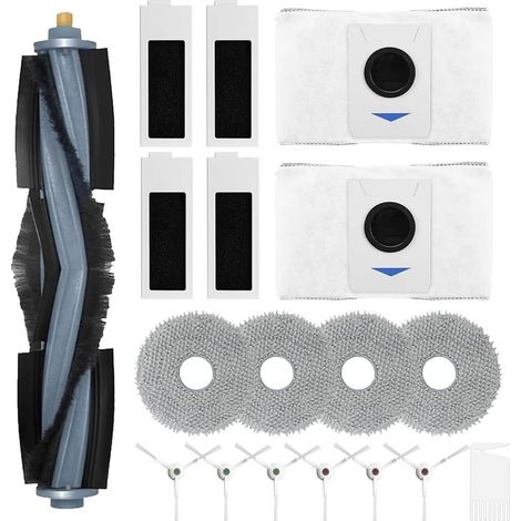 Repuestos para aspiradora Omni T20, kit de bolsa con cepillo lateral principal, kit de limpieza de alta eficiencia, alfombrilla para el suelo. (1/5)