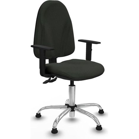 piqueras-y-crespo Sila d'Office chaise bureau noir réglable (1/3)