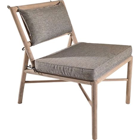 MIAMI - Fauteuil en mindi vernis naturel - Élégant et durable (1/3)