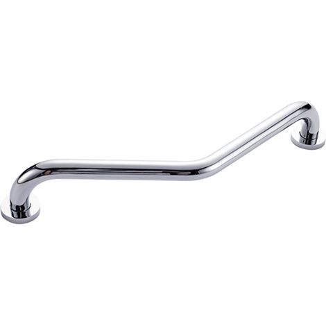 Maniglione di sostegno per bagno, WC, doccia, vasca da bagno, supporto per persona disabile, barra di equilibrio in acciaio inox cromato