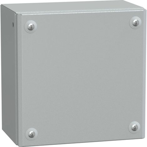 Spacial SBM - boite acier 200x200x120mm - couvercle plein - NSYSBM202012 (1/4)