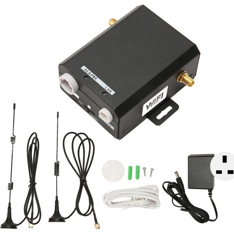 Routeur industriel 4G LTE 150Mbps, emplacement Nano SIM, support 16 utilisateurs, hotspot WiFi mobile avec 2 antennes, prise UK 100-240V (1/5)