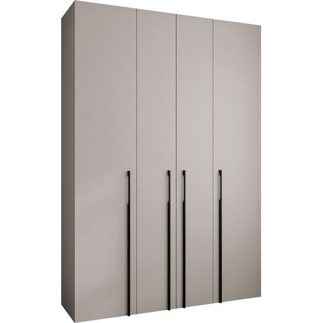 Armoire Hartford 570, Cachemire, 246x170x52cm, Portes d'armoire: Avec des charnières, Nombre d'étagères: 0 (1/5)