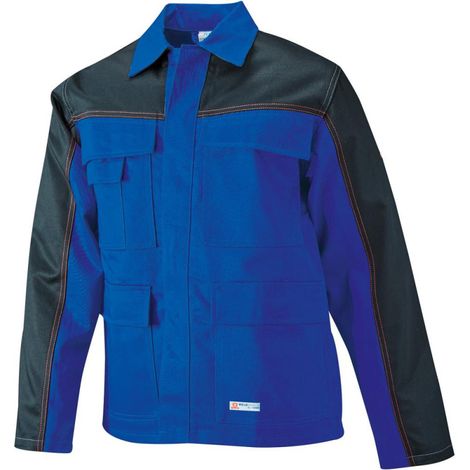 Giacca a scudo saldatura. Taglia 60.Bleu /Black.