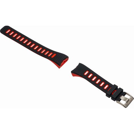 Cinturino per GPS Garrett Fit 23, nero e rosso
