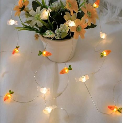 Décoration de fête - Arbre De Pâques - Guirlande Lumineuse - Œufs De Pâques - Intérieur Blanc (1/4)
