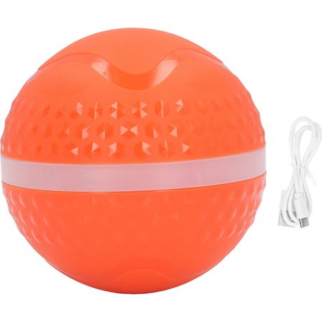 Automatischer interaktiver Anti-Langeweile-Ball für mittelgroße und große Hunde, wasserdicht, orange (1/5)